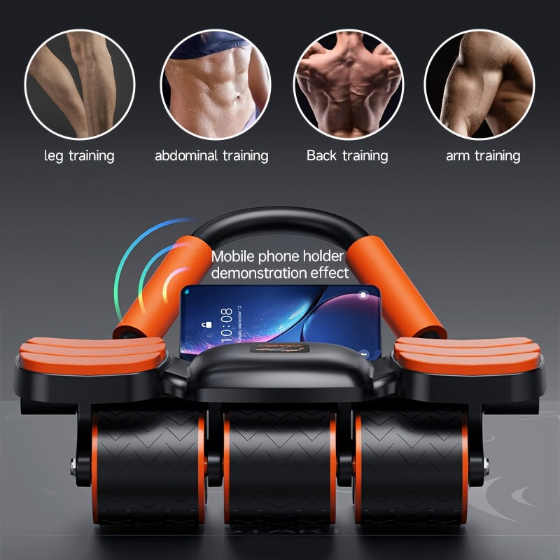 Upgraded Six Wheel Abdominal Roller For Full Body Workout