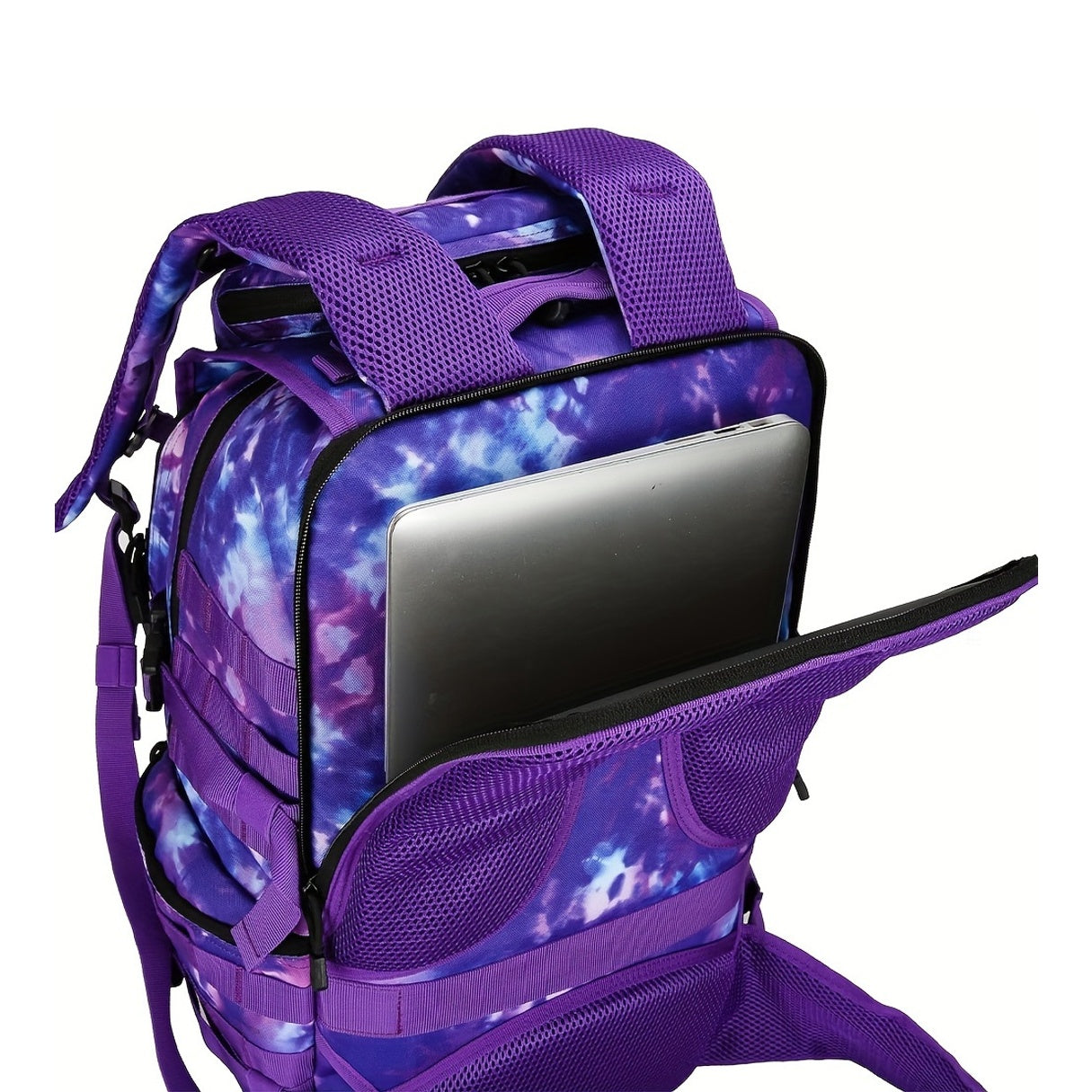 Purple Camouflage Tactical Backpack 13 21 Gallons Waterproof