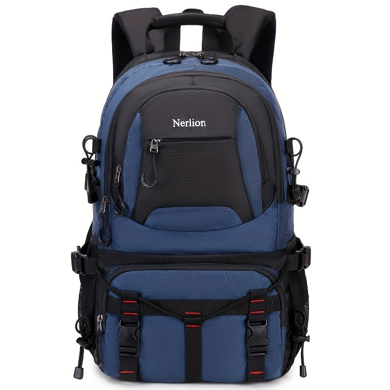 Men Large Capacity Hiking Backpack For Travel And Camping