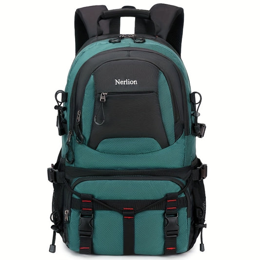 Men Large Capacity Hiking Backpack For Travel And Camping