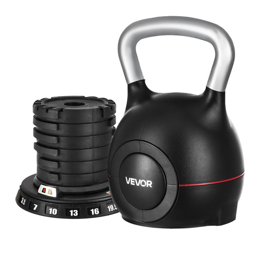 VEVOR Adjustable Kettlebell With Seven Weight Levels