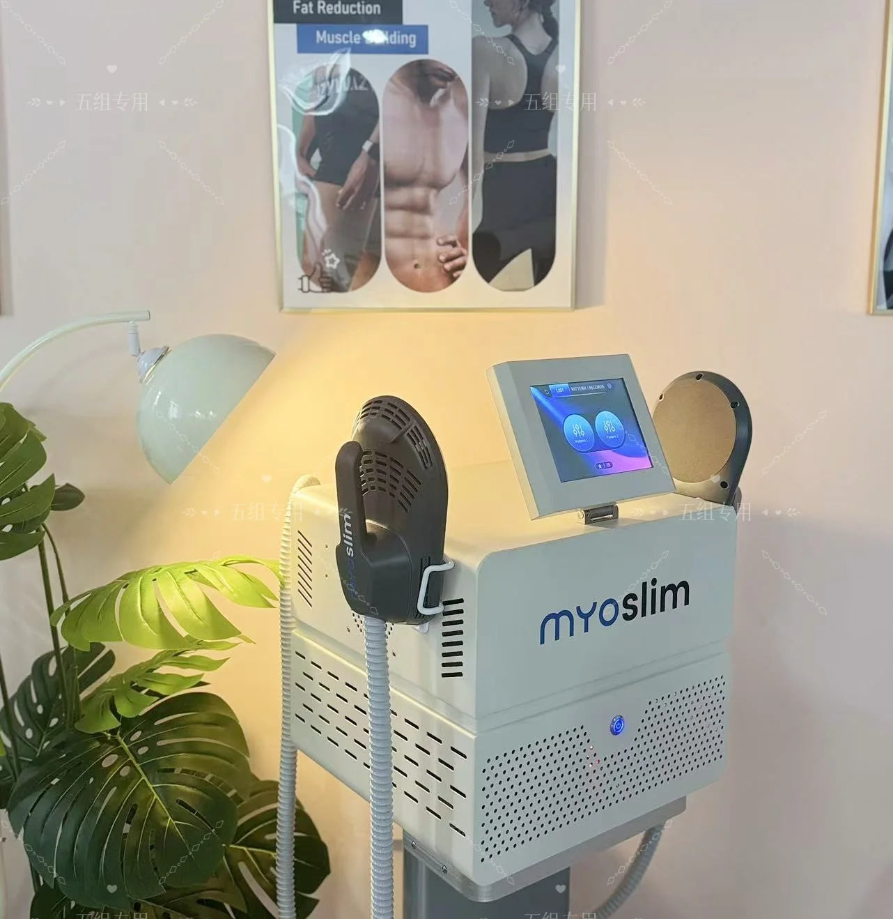 Portable HIEMT 6500W RF Body Shaper For Muscle Growth