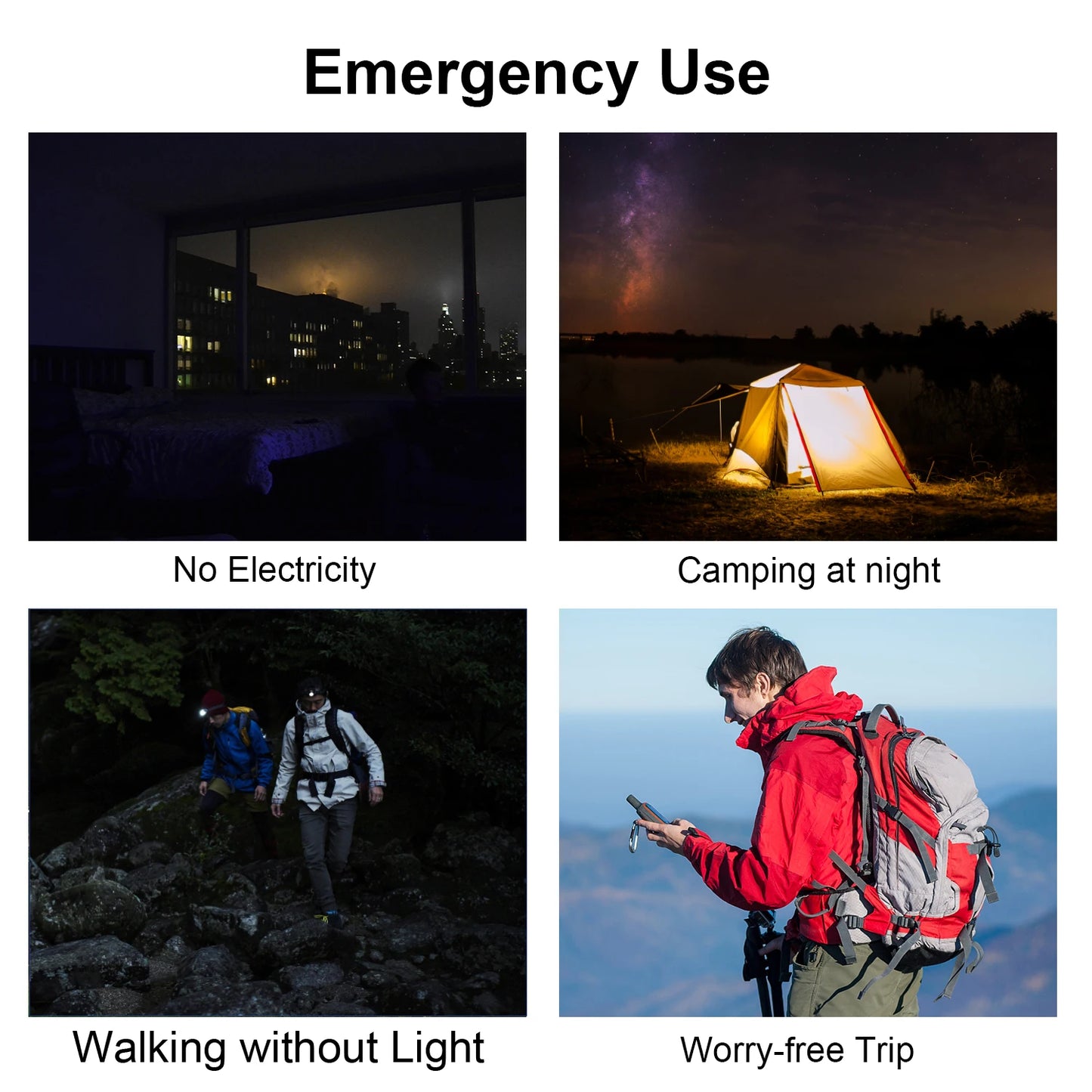 Waterproof Outdoor Solar Power Bank 38800mAh Dual USB Charger for Camping