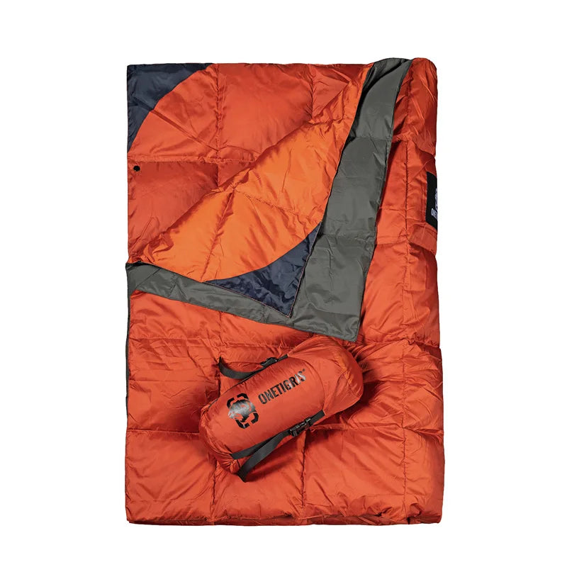 OneTigris Foldable Camping Blanket 3-Season 1-Person Quilt