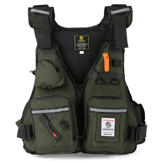 Men's Waterproof Fishing Vest with Multi Pockets and Adjustable Fit 2022