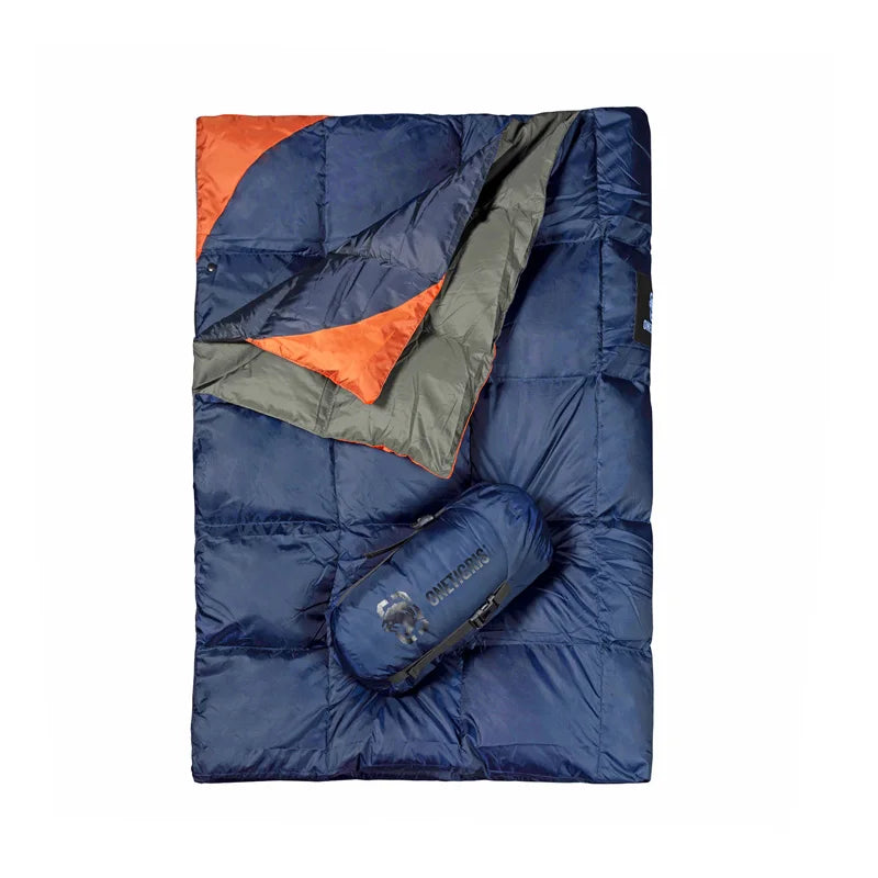 OneTigris Foldable Camping Blanket 3-Season 1-Person Quilt