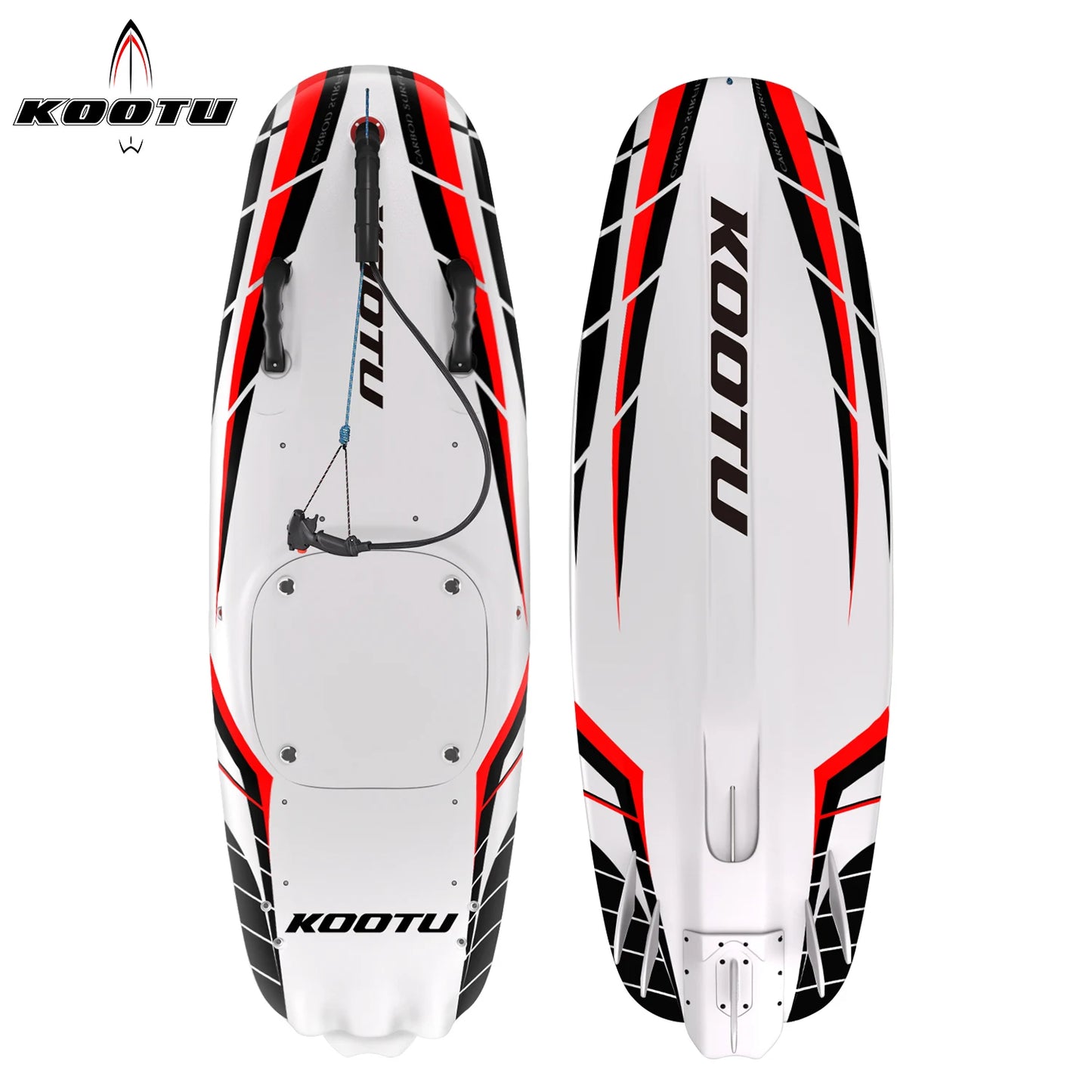 KOTU Lightweight Carbon Fiber Gasoline Surfboards with 109cc Engine