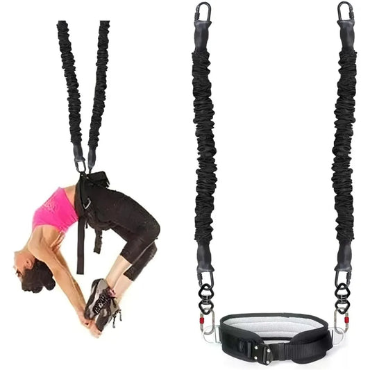 Back Somersault Bungee Trainer For Backward Flips Gymnastics Spotting Taekwondo