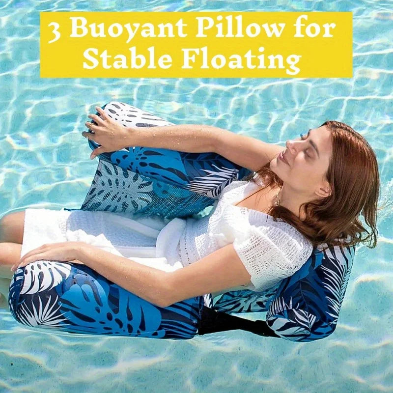 Joyfy Leaf Inflatable Pool Chair Lounger For Adults Two Pack
