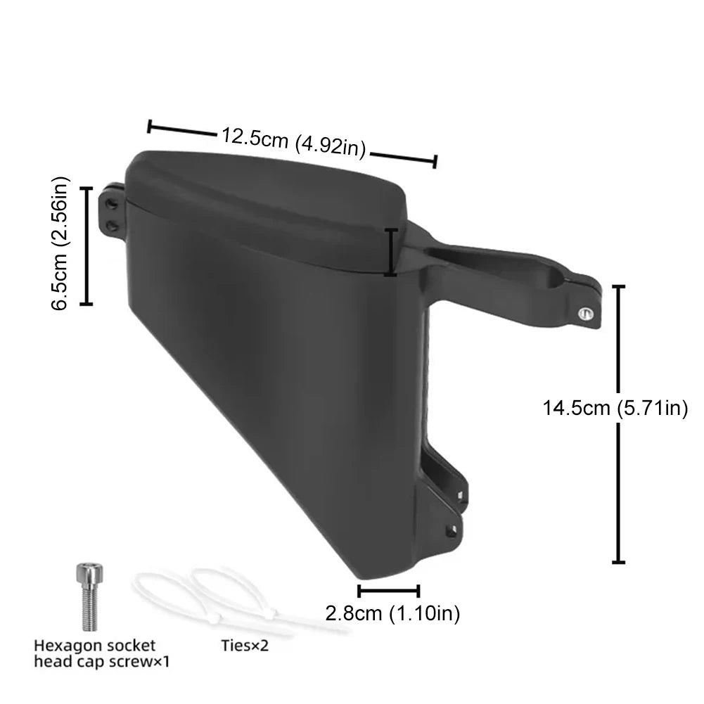 Teardrop Seatpost Bag For Road Bikes Hard Shell Large Capacity