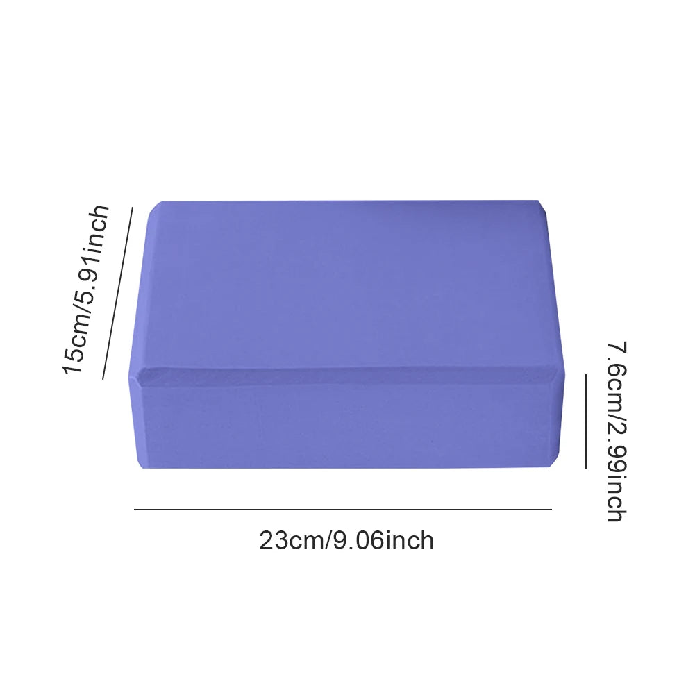 EVA Yoga Blocks Set for Gym Training Moisture Proof High Density Body Shaping