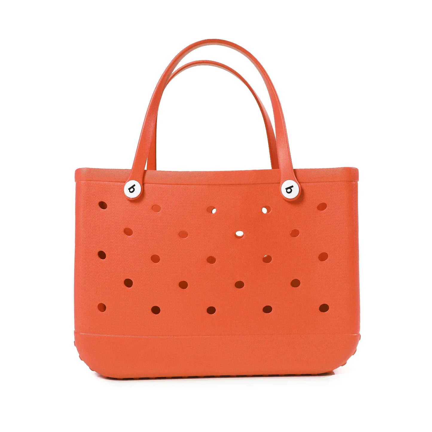 XL Waterproof Beach Bag for Women EVA Rubber Tote Storage Basket Travel Handbag