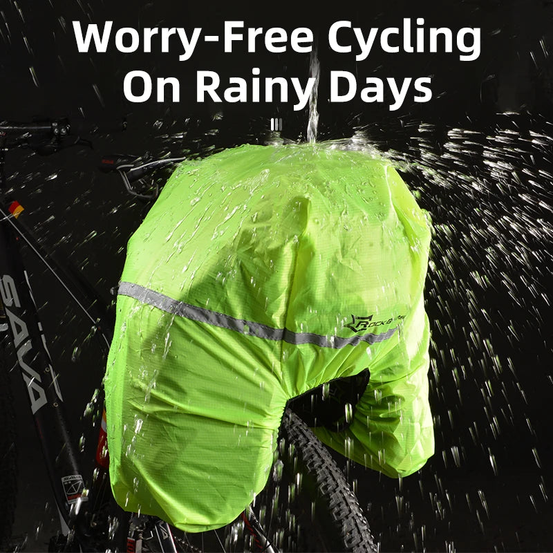 Rockbros Waterproof 35L Bicycle Carrier Bag Pannier Rear Rack Travel Bag