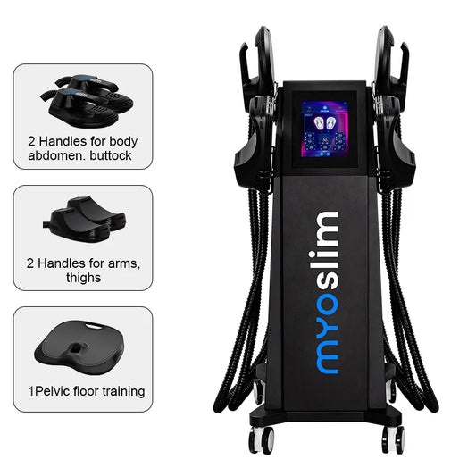 EMS Body Sculpt Machine Fat Burner With 4 Handles Pro