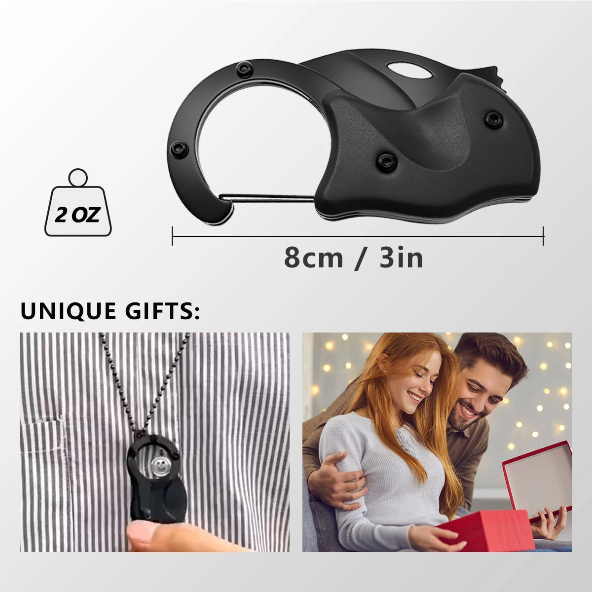 Keychain Folding Knife Mini Multi Tool For Camping EDC Survival Gift