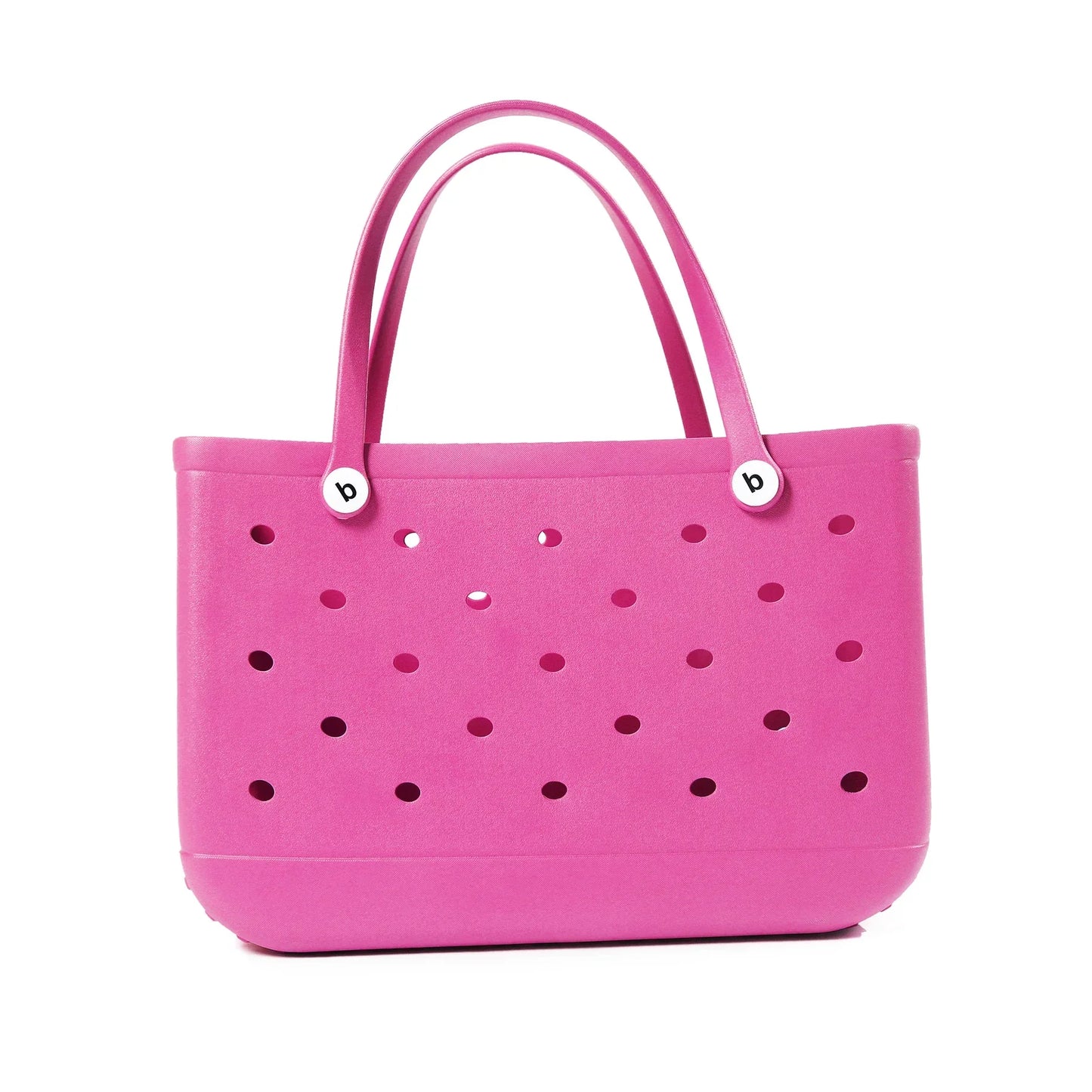 XL Waterproof Beach Bag for Women EVA Rubber Tote Storage Basket Travel Handbag