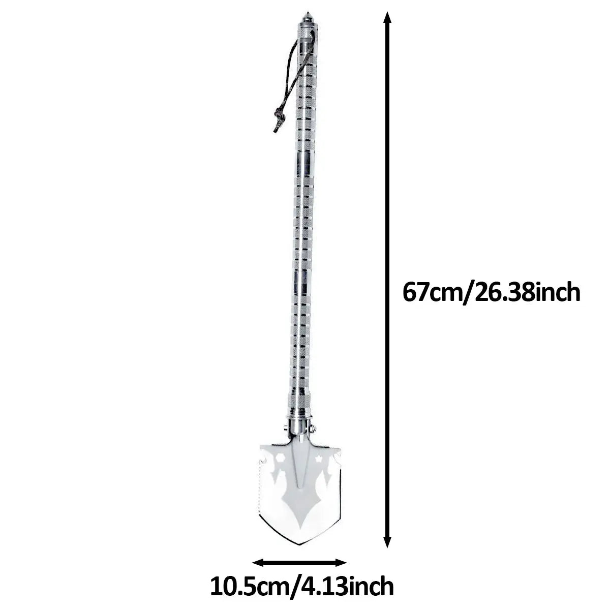 Detachable Foldable Military Shovel For Outdoor Survival And Camping Gear