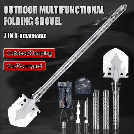 Detachable Foldable Military Shovel For Outdoor Survival And Camping Gear