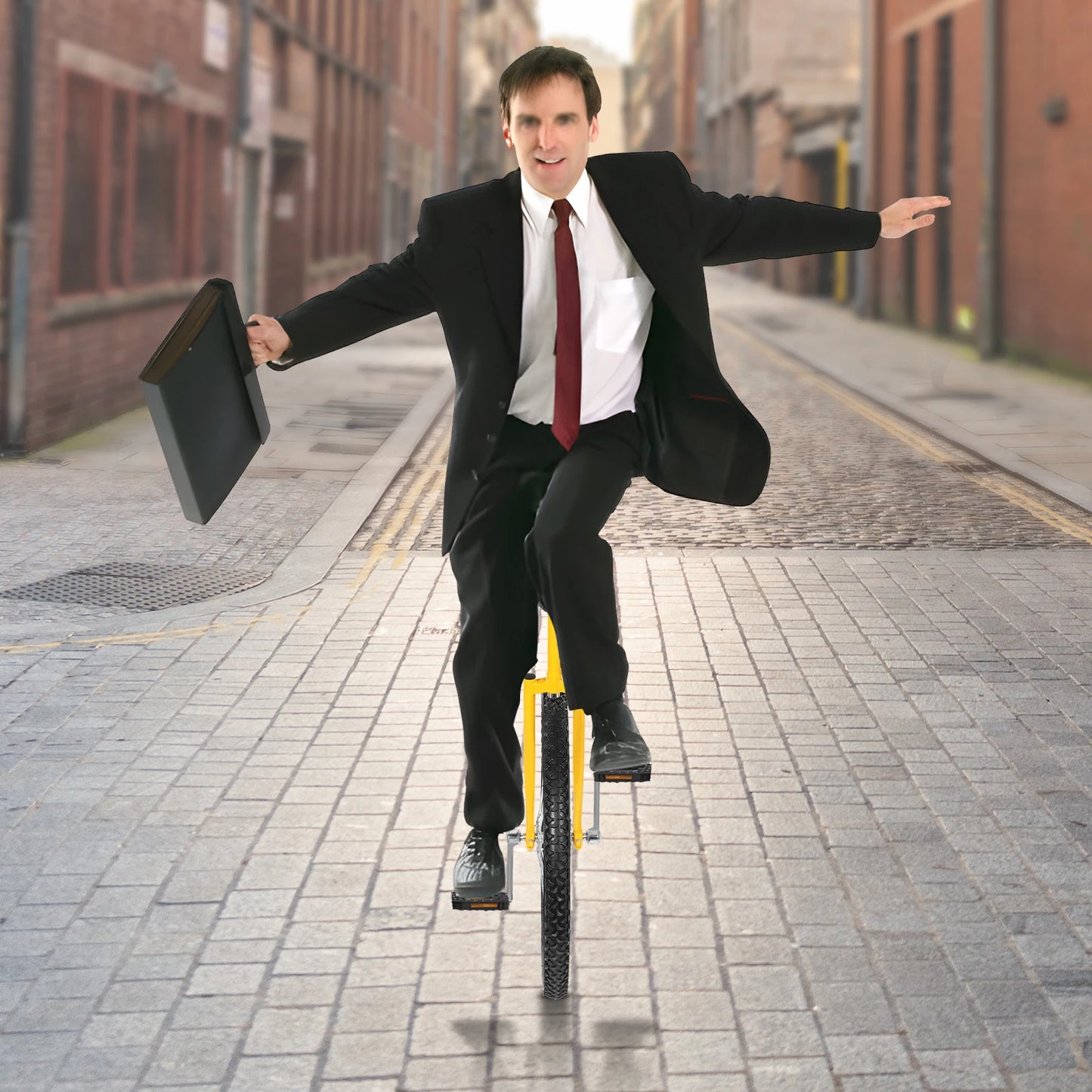 24 Inch Adjustable Steel Unicycle Balance Training