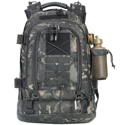 Tactical Military Backpack 55 L Molle Daypack Bug Out Bag For Hiking