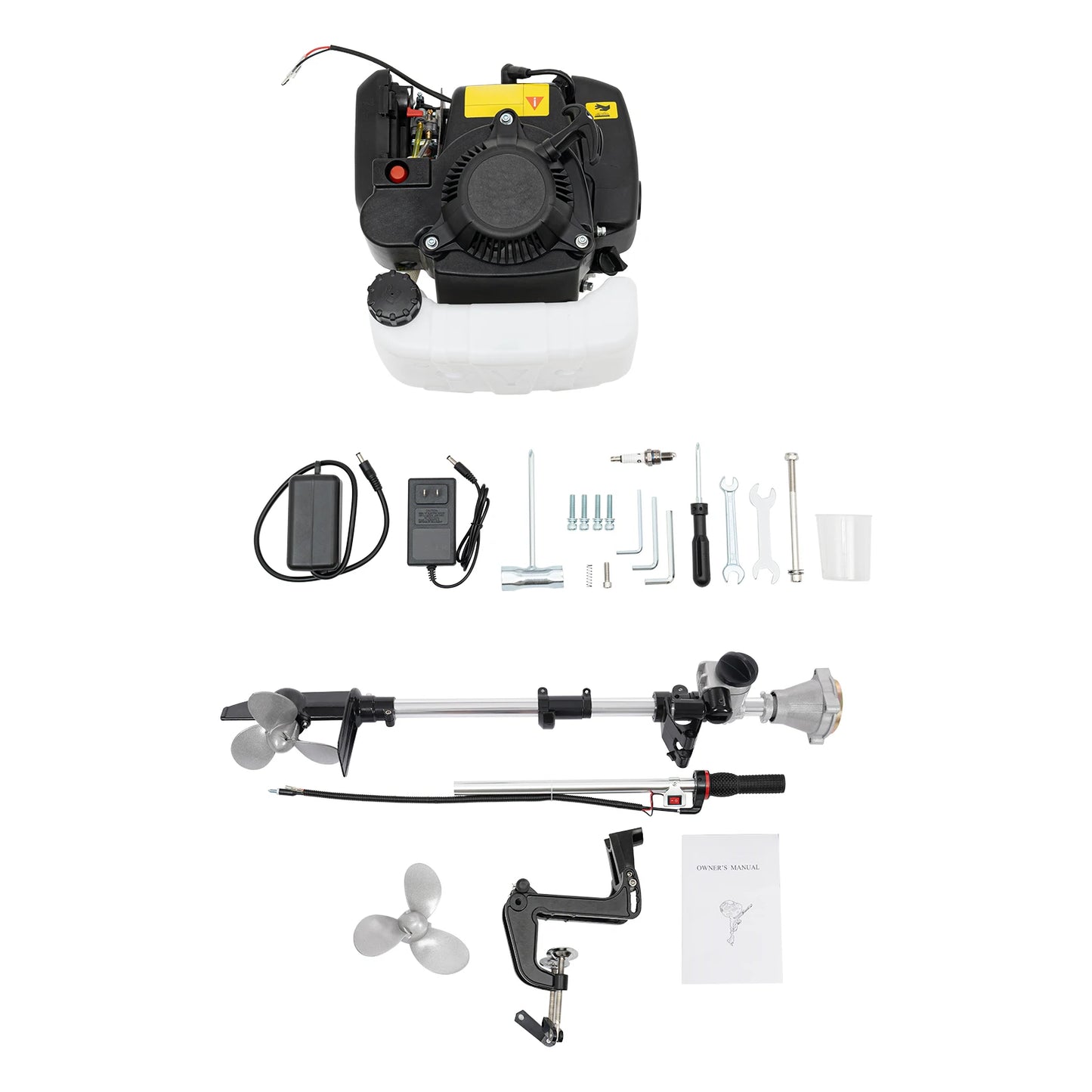 4 Stroke 7.5HP Heavy Duty Inflatable Fishing Boat Engine with Electric Start