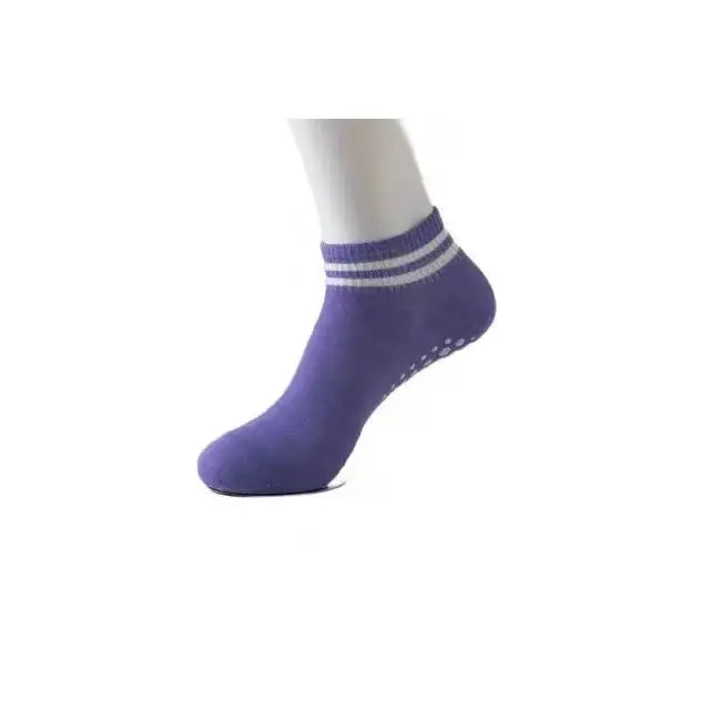 Grip Socks For Women Non Slip Pilates Yoga Socks With Double Stripes