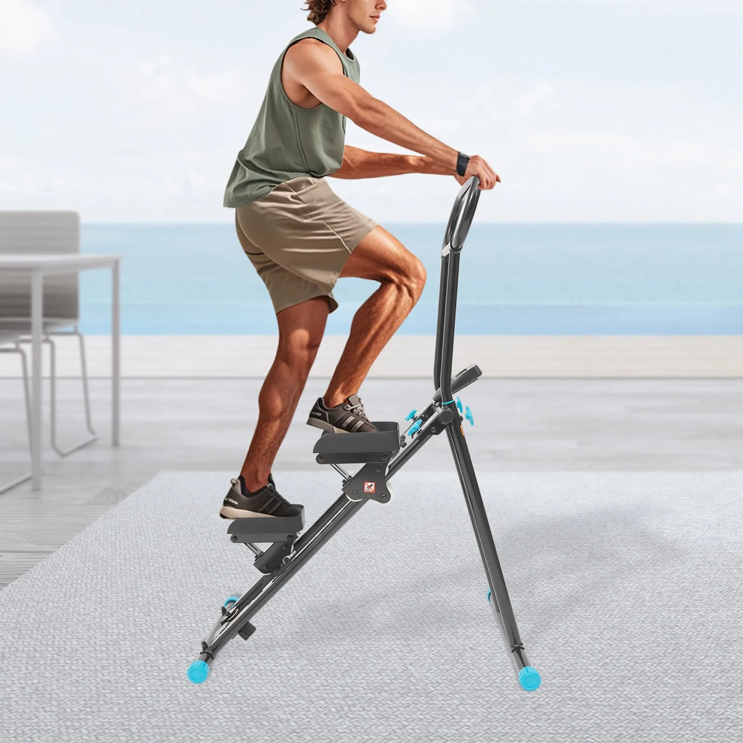 Foldable Stair Stepper For Home Gym Vertical Climber