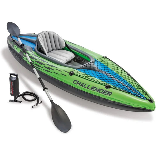 Intex Challenger Inflatable Kayak with Paddles and High-Output Pump