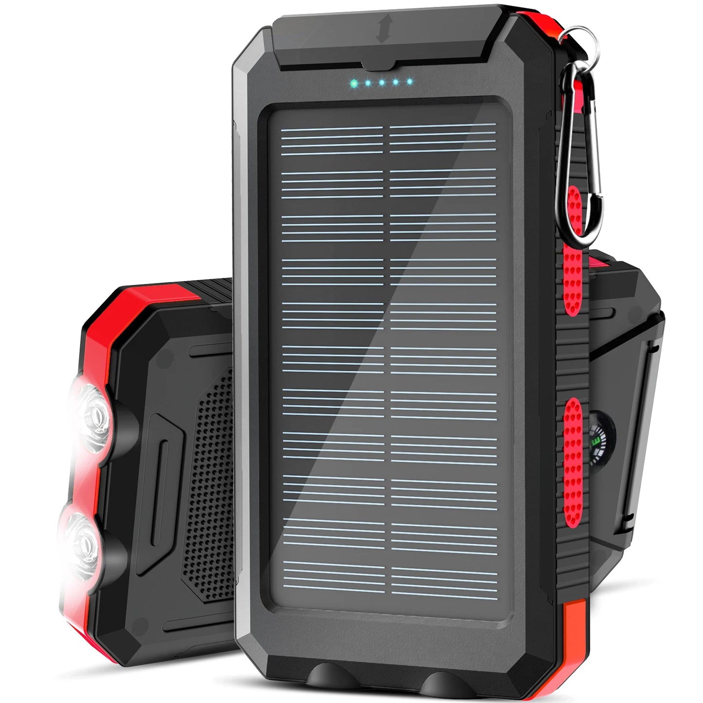 Waterproof Outdoor Solar Power Bank 38800mAh Dual USB Charger for Camping