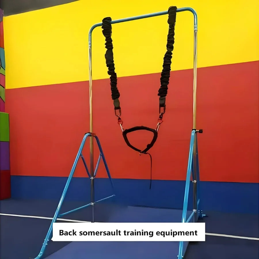 Back Somersault Bungee Trainer For Backward Flips Gymnastics Spotting Taekwondo