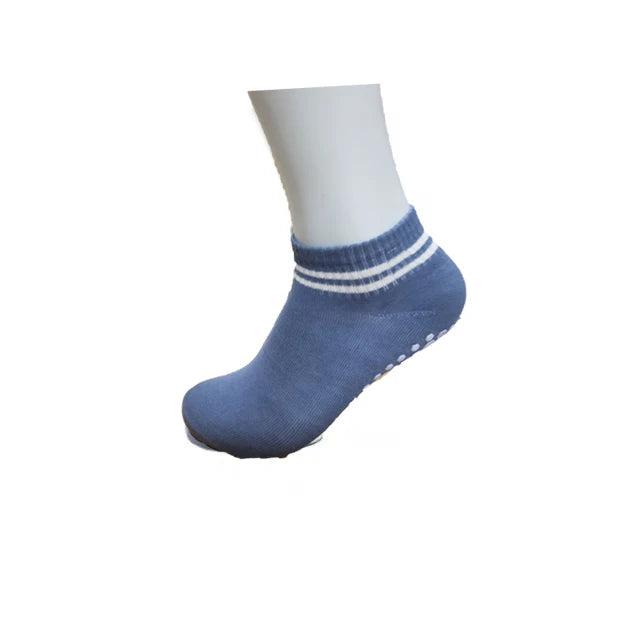 Grip Socks For Women Non Slip Pilates Yoga Socks With Double Stripes