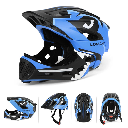 Lixada Kids Detachable Full Face Helmet For Cycling Safety