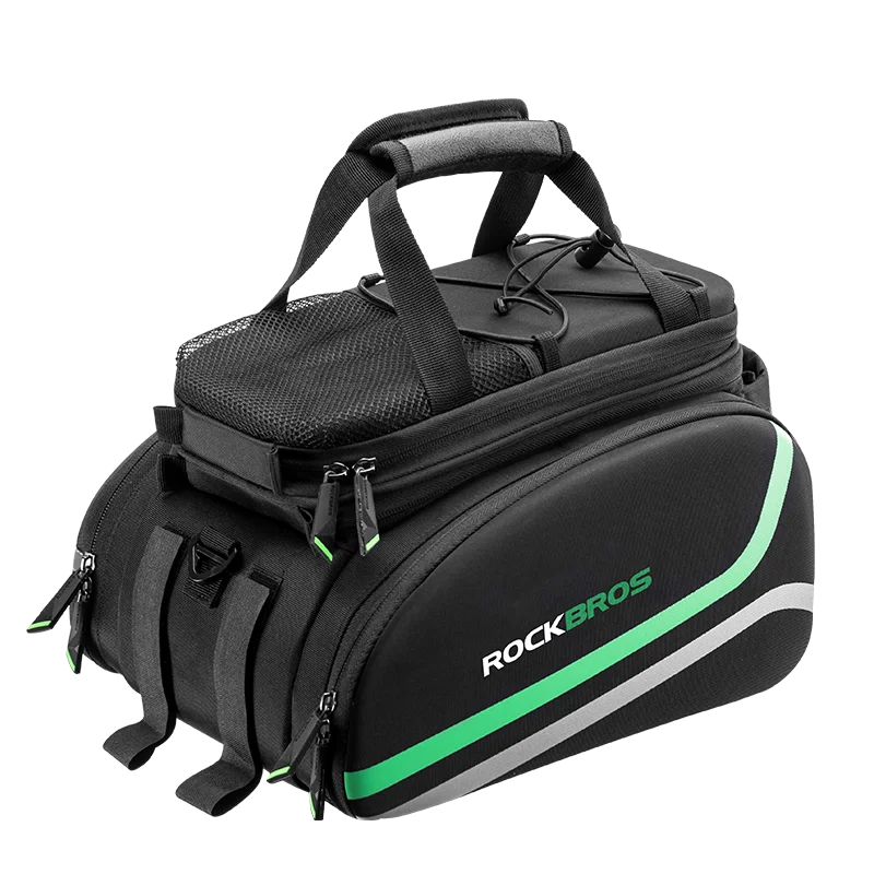 Rockbros Waterproof 35L Bicycle Carrier Bag Pannier Rear Rack Travel Bag