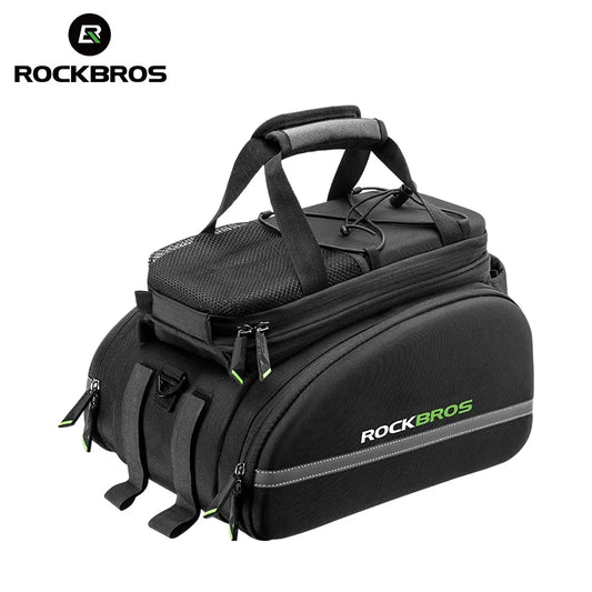 Rockbros Waterproof 35L Bicycle Carrier Bag Pannier Rear Rack Travel Bag