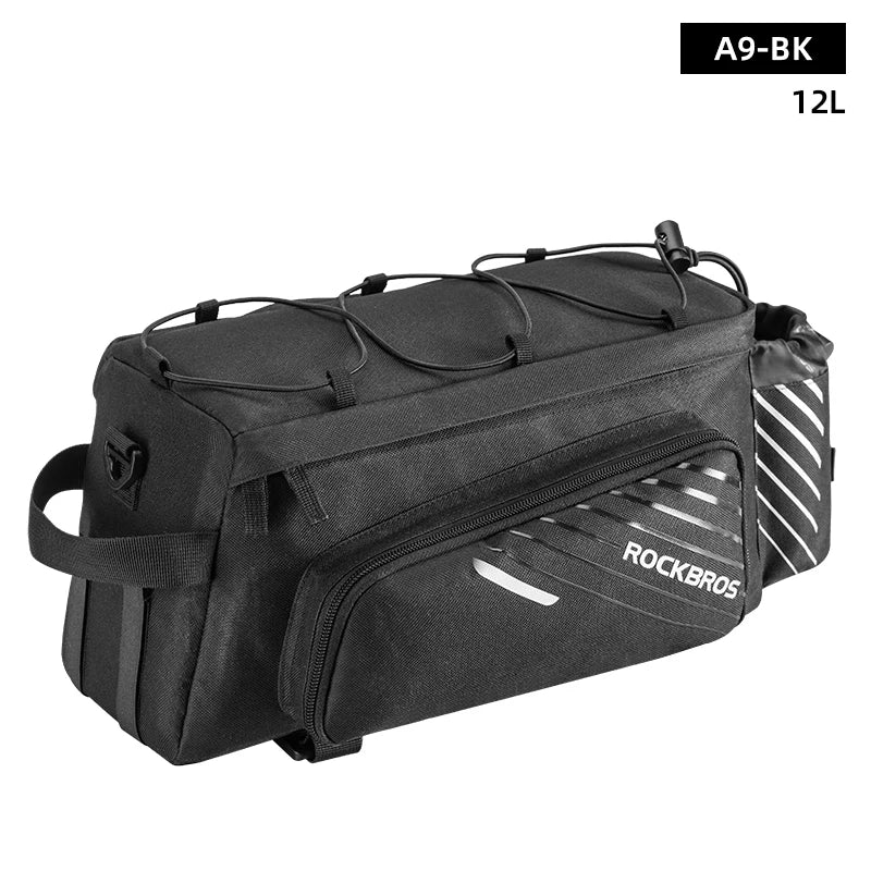 Rockbros Waterproof 35L Bicycle Carrier Bag Pannier Rear Rack Travel Bag