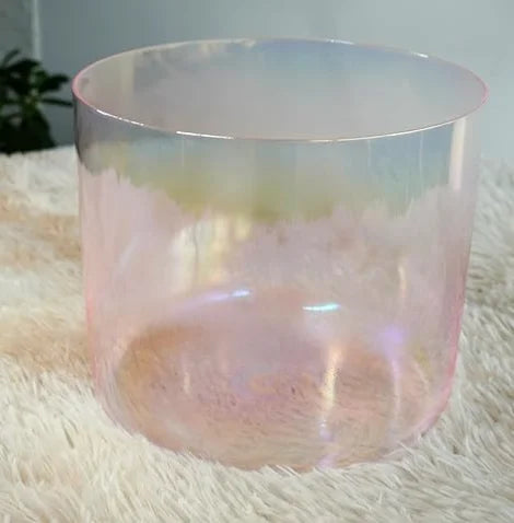 Hye Eun Pink Quartz Crystal Singing Bowl Set 7 Piece Chakra