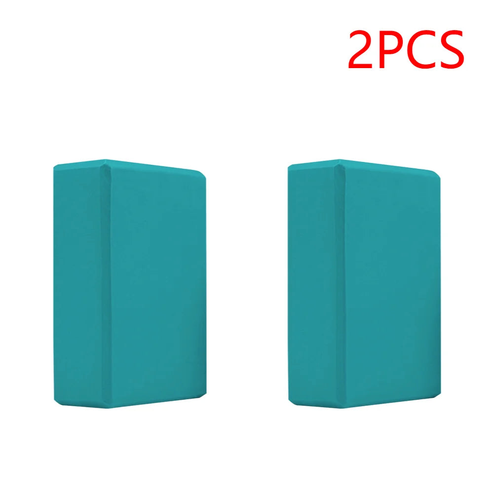 EVA Yoga Blocks Set for Gym Training Moisture Proof High Density Body Shaping