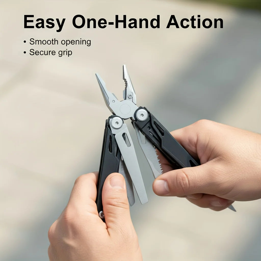 27 In 1 Multitool Pliers Stainless Steel Survival Tool For Camping Fishing