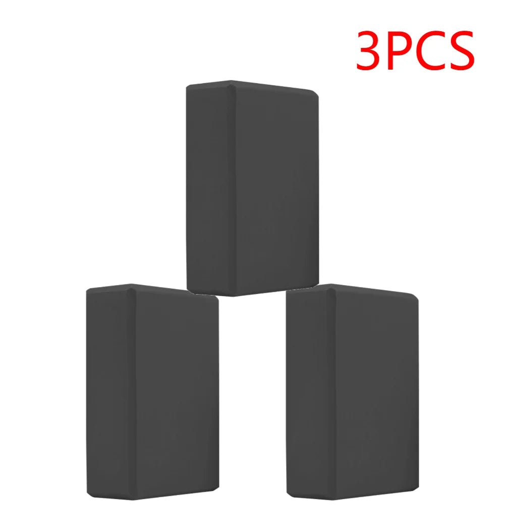 EVA Yoga Blocks Set for Gym Training Moisture Proof High Density Body Shaping
