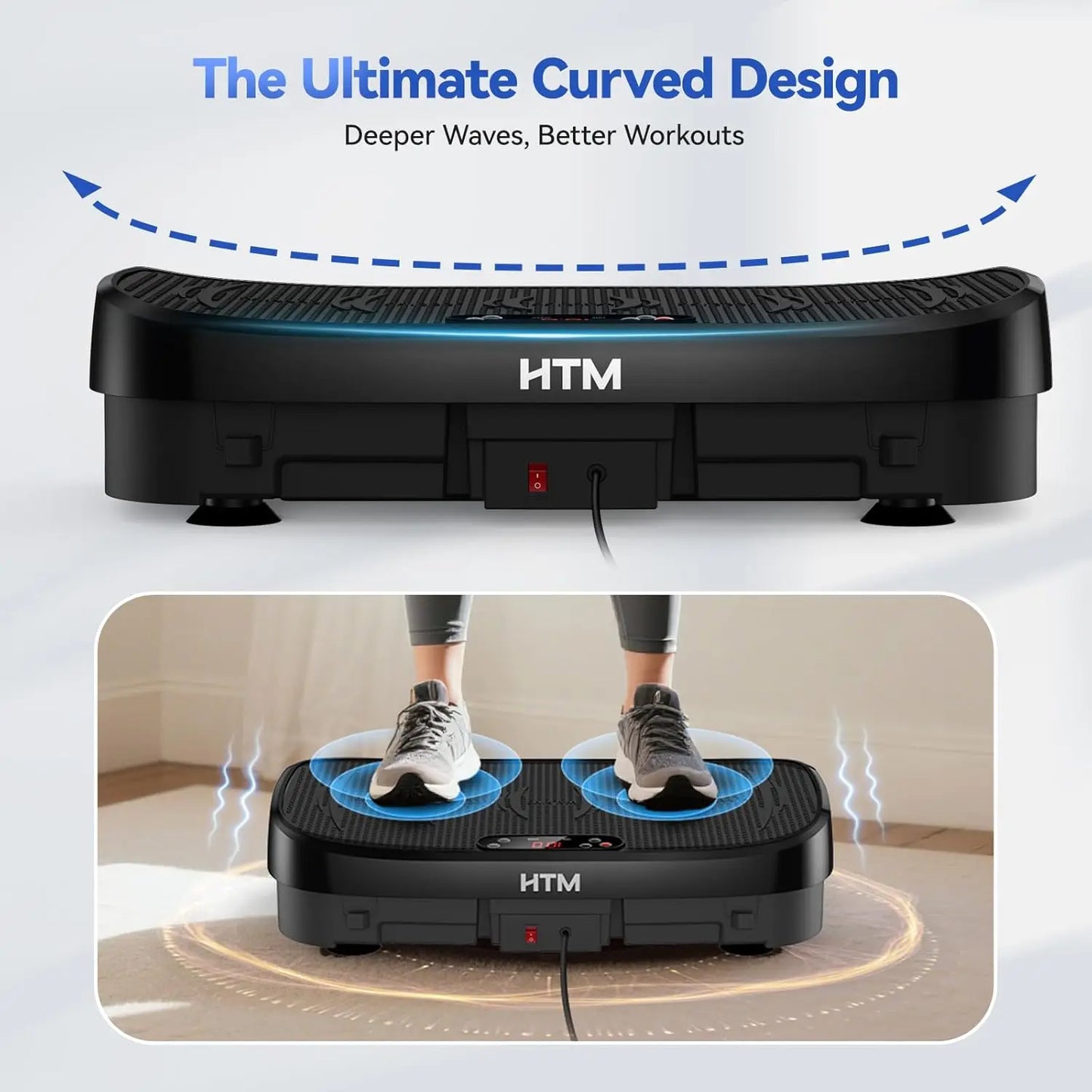 Vibration Plate Fitness Multi-Function Trainer with 120 Levels