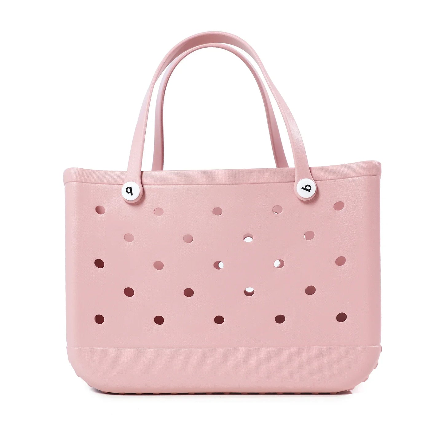 XL Waterproof Beach Bag for Women EVA Rubber Tote Storage Basket Travel Handbag