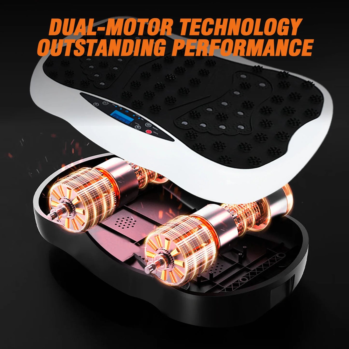 Full Body Vibration Plate Exercise Machine For Home Gym Weight Loss With Bands