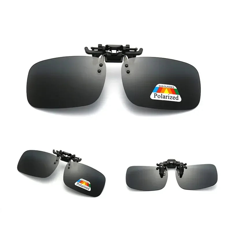 Polarized Sunglasses Clip On Driving Night Vision UV400 Outdoor Shades