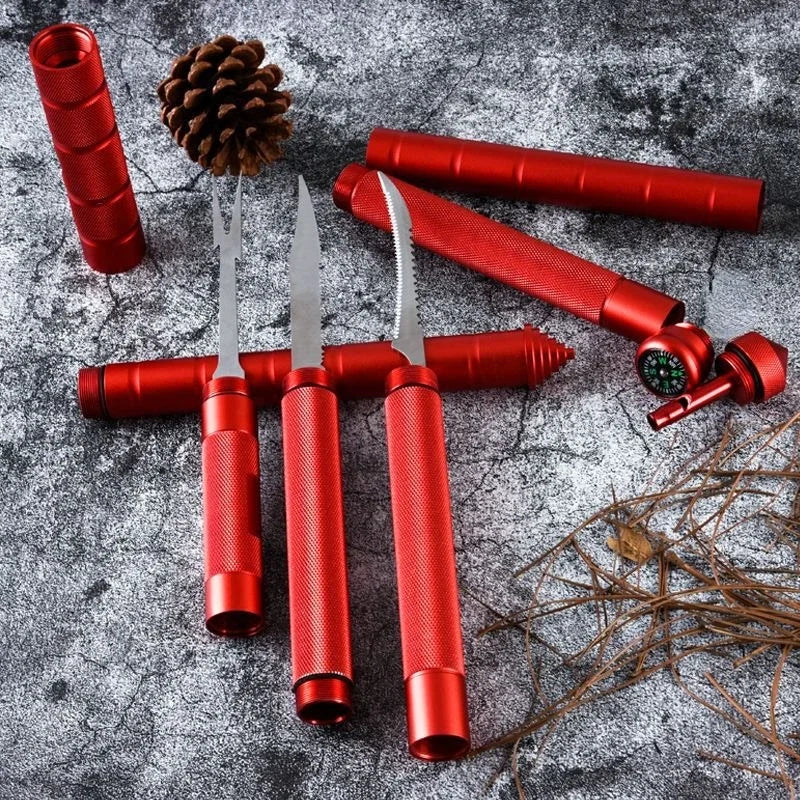 CEOI GWOK Multi Functional Compass Detachable Walking Stick Trekking Poles