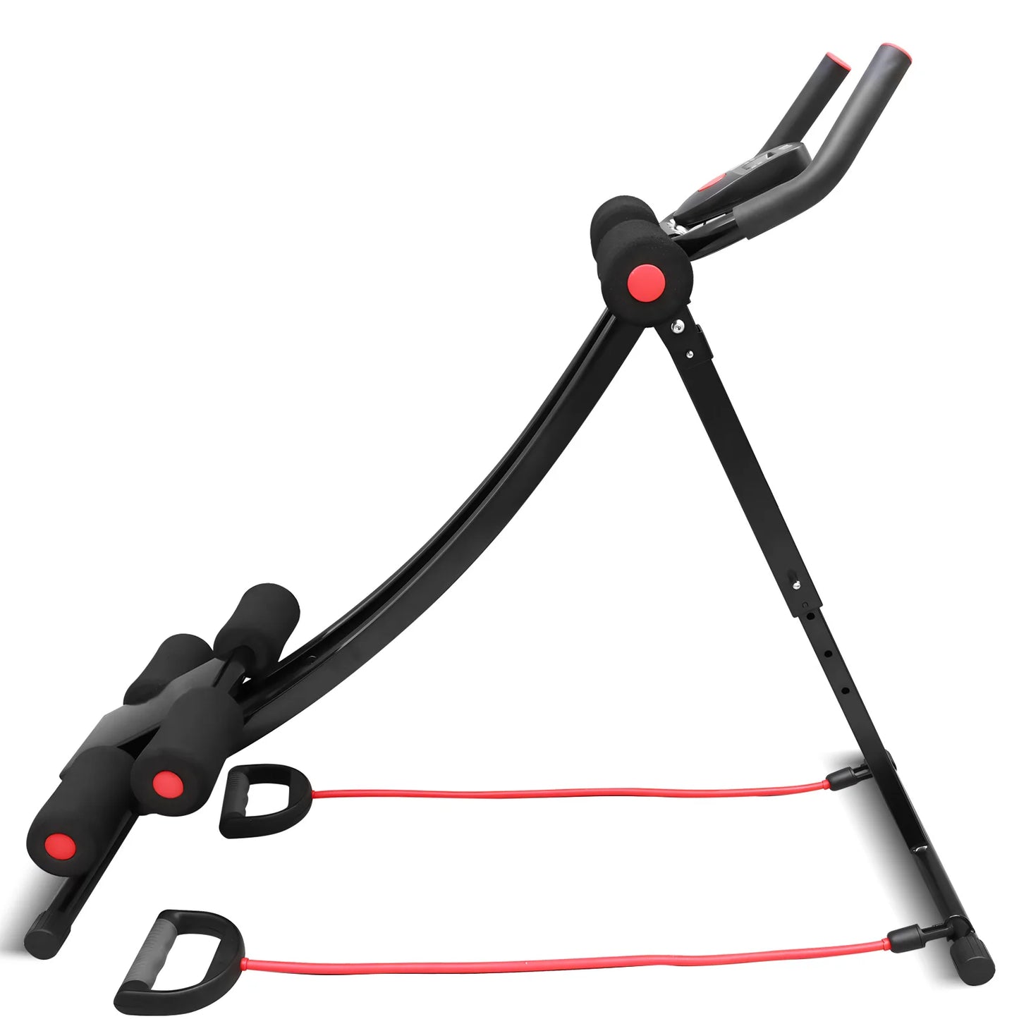 GIKPAL Foldable Ab Machine Core Trainer with LCD Display for Home Gym