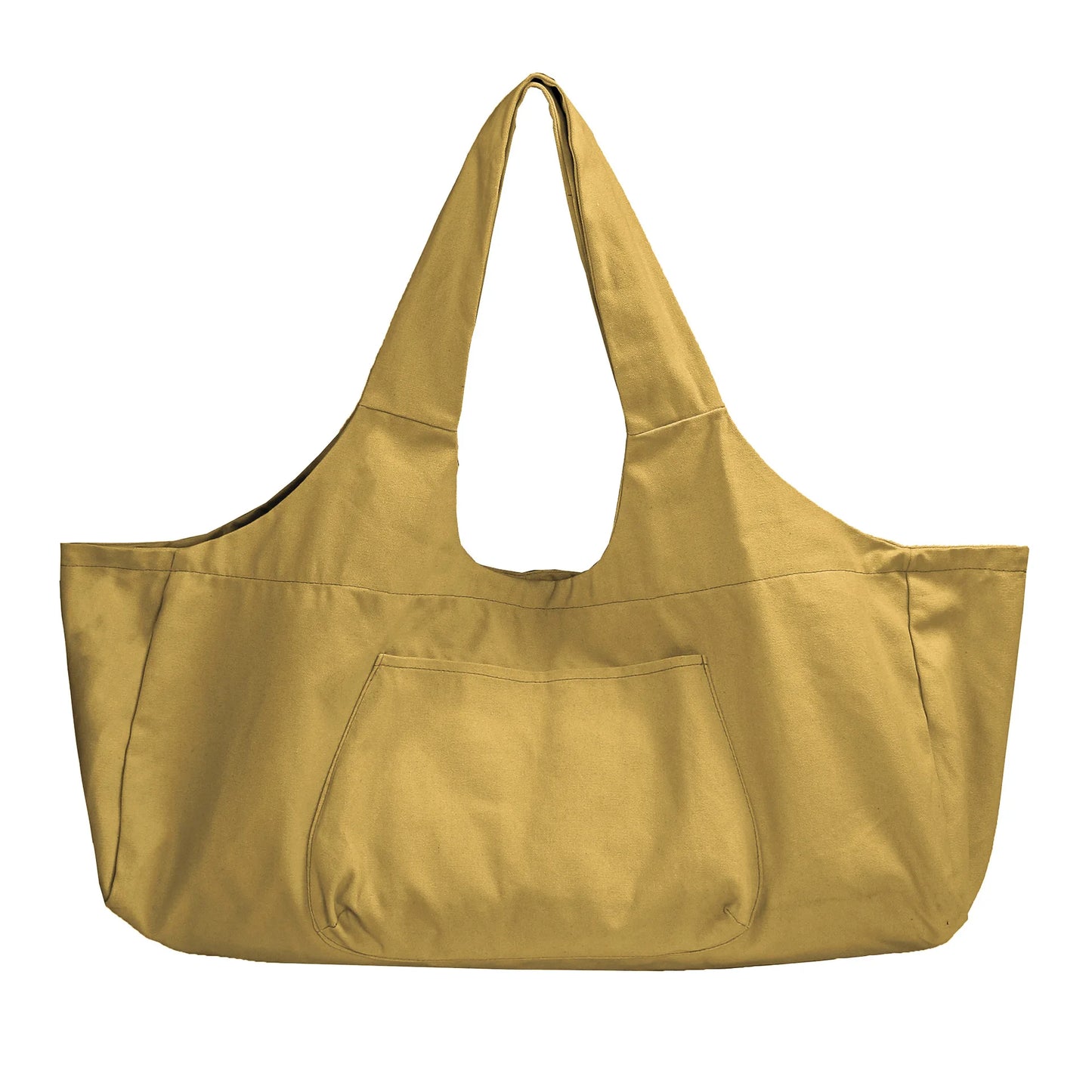 Multi Color Canvas Oversized Yoga Mat Bag Tote with Side Pocket