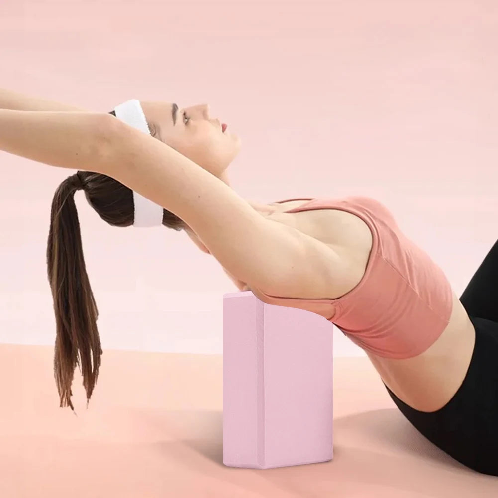 EVA Yoga Blocks Set for Gym Training Moisture Proof High Density Body Shaping