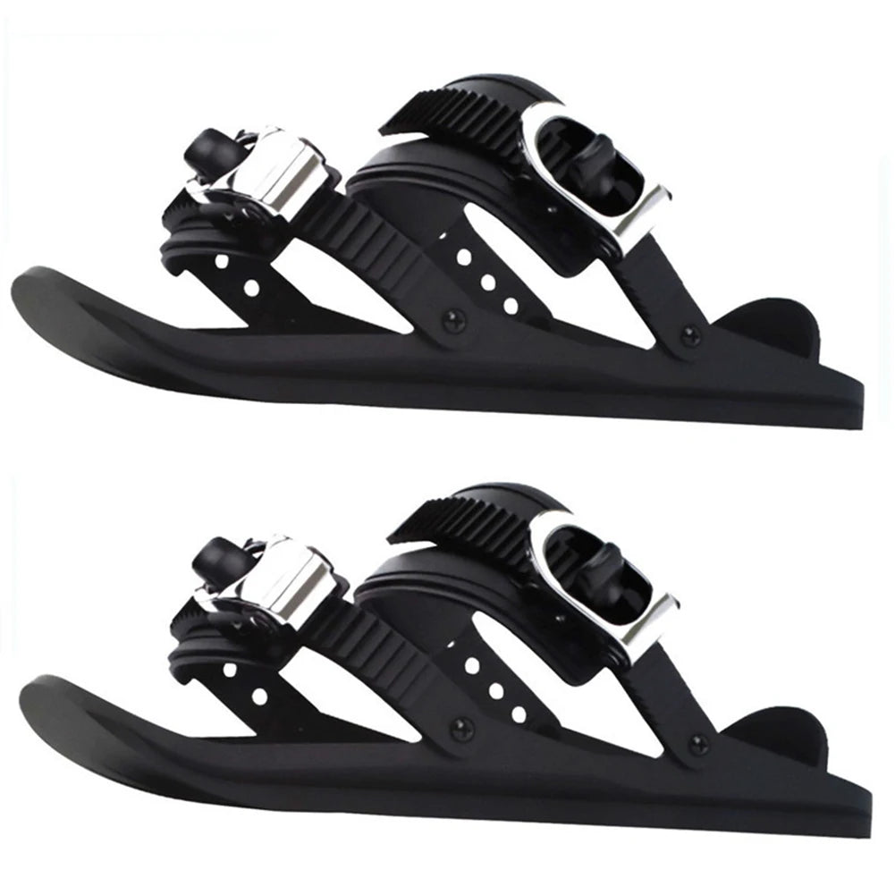 Mini Short Ski Skates Skiboards Adjustable Snowboard Boots