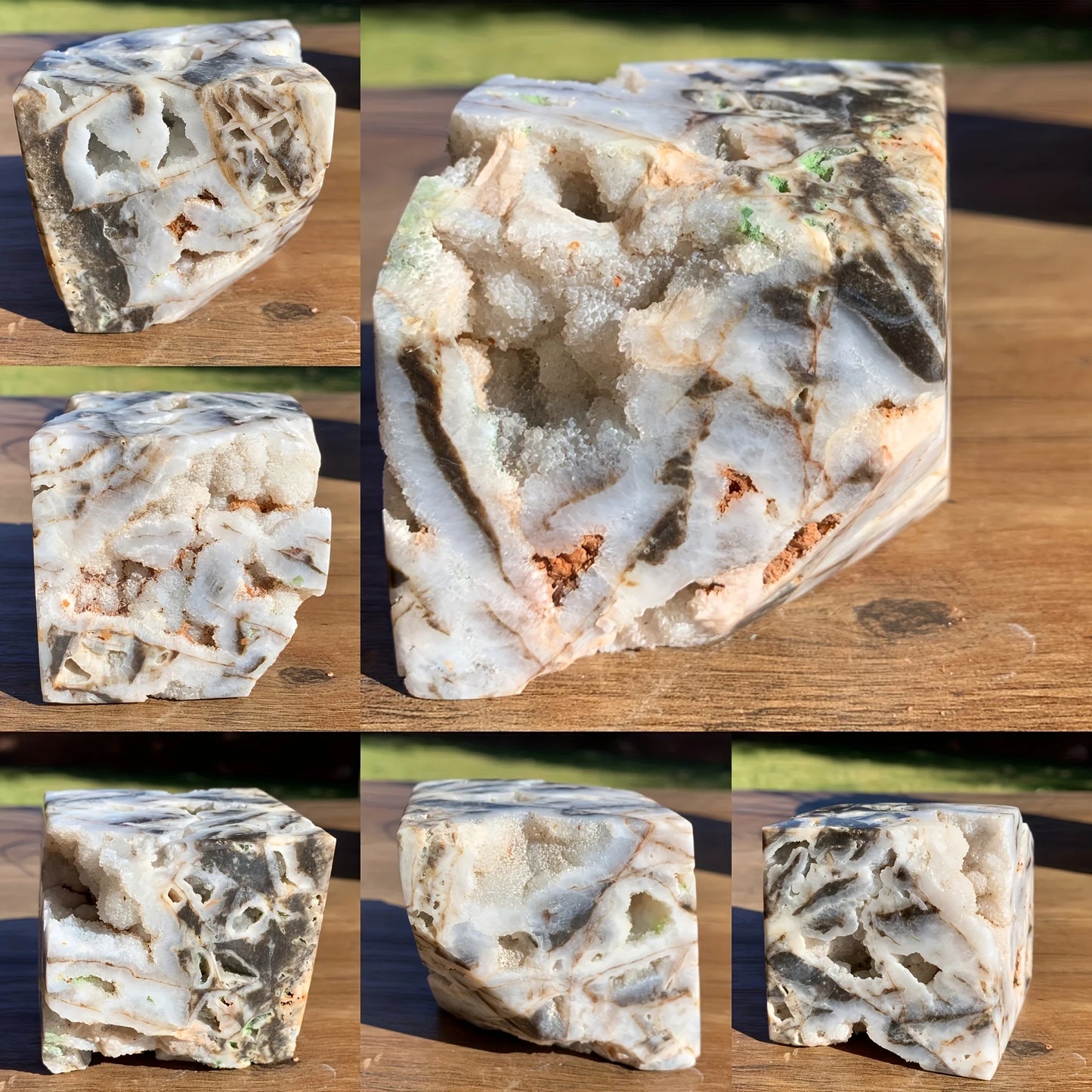 Amazing Sphalerite Geode Cube Crystal Druzy Home Decor Gift