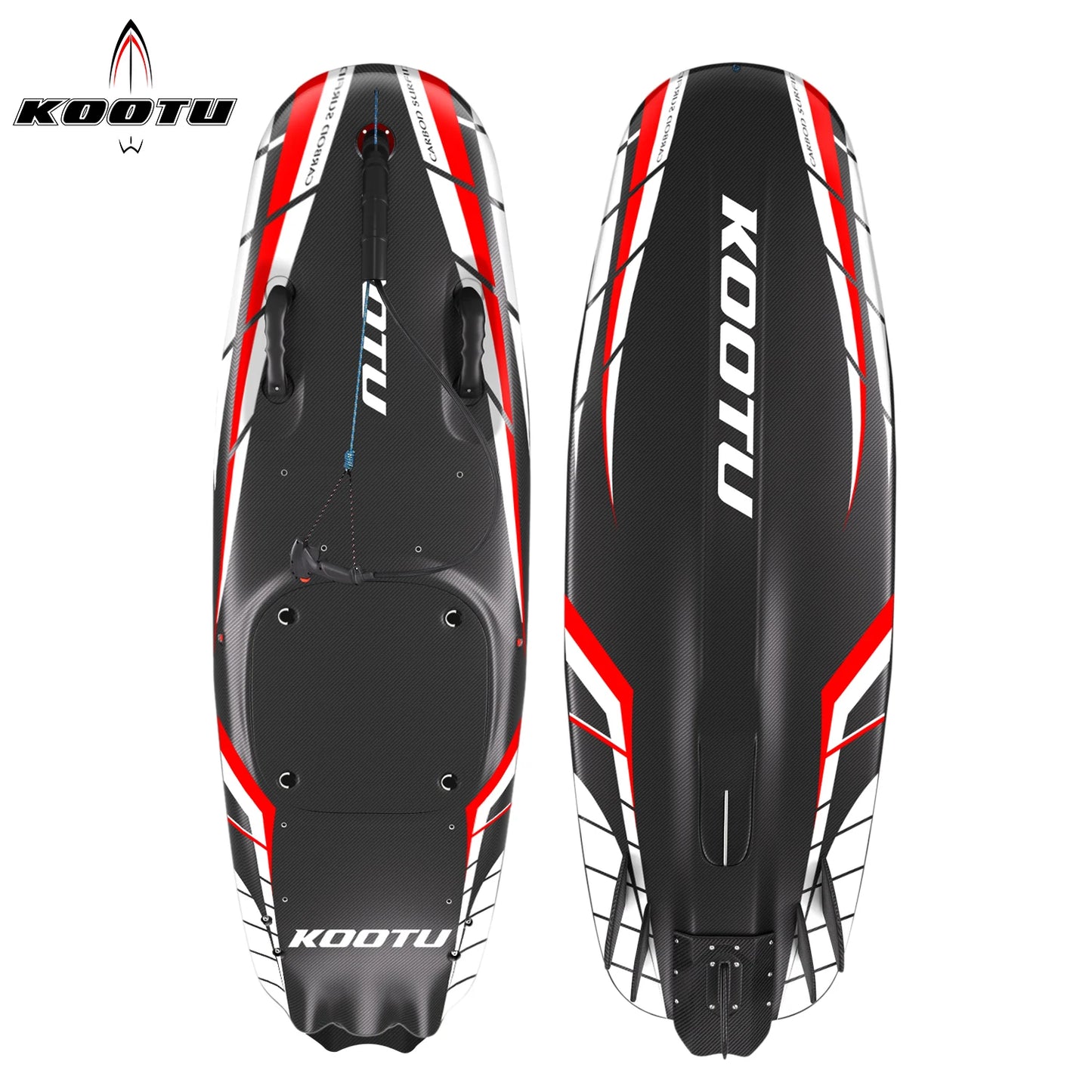 KOTU Lightweight Carbon Fiber Gasoline Surfboards with 109cc Engine